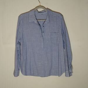 Cathy Daniels striped button down long sleeve shirt. Size XL